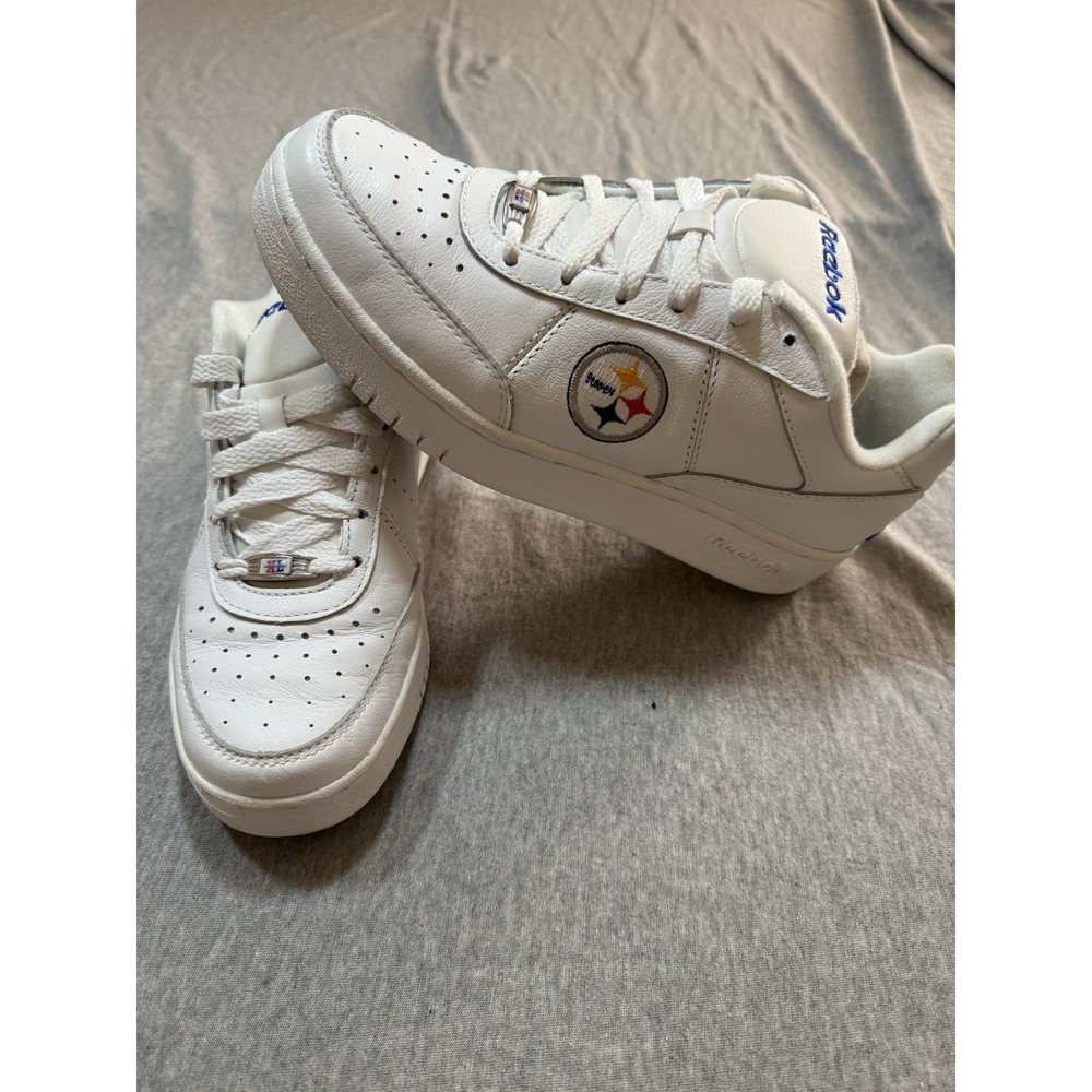 Reebok NFL Pittsburgh Steelers Super Bowl XL Shoes Anniversary White Men 7.5 TAG